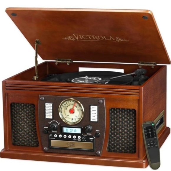 Victrola Other - Victrola Navigator 8-in-1 Classic Bluetooth Record Player with USB Encoding